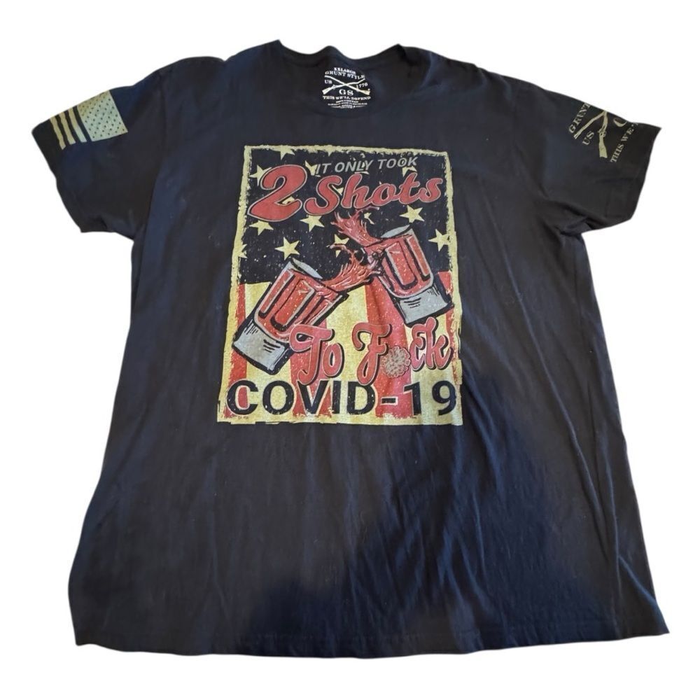 Grunt Style Covid Tee Shirt Men’s XXL